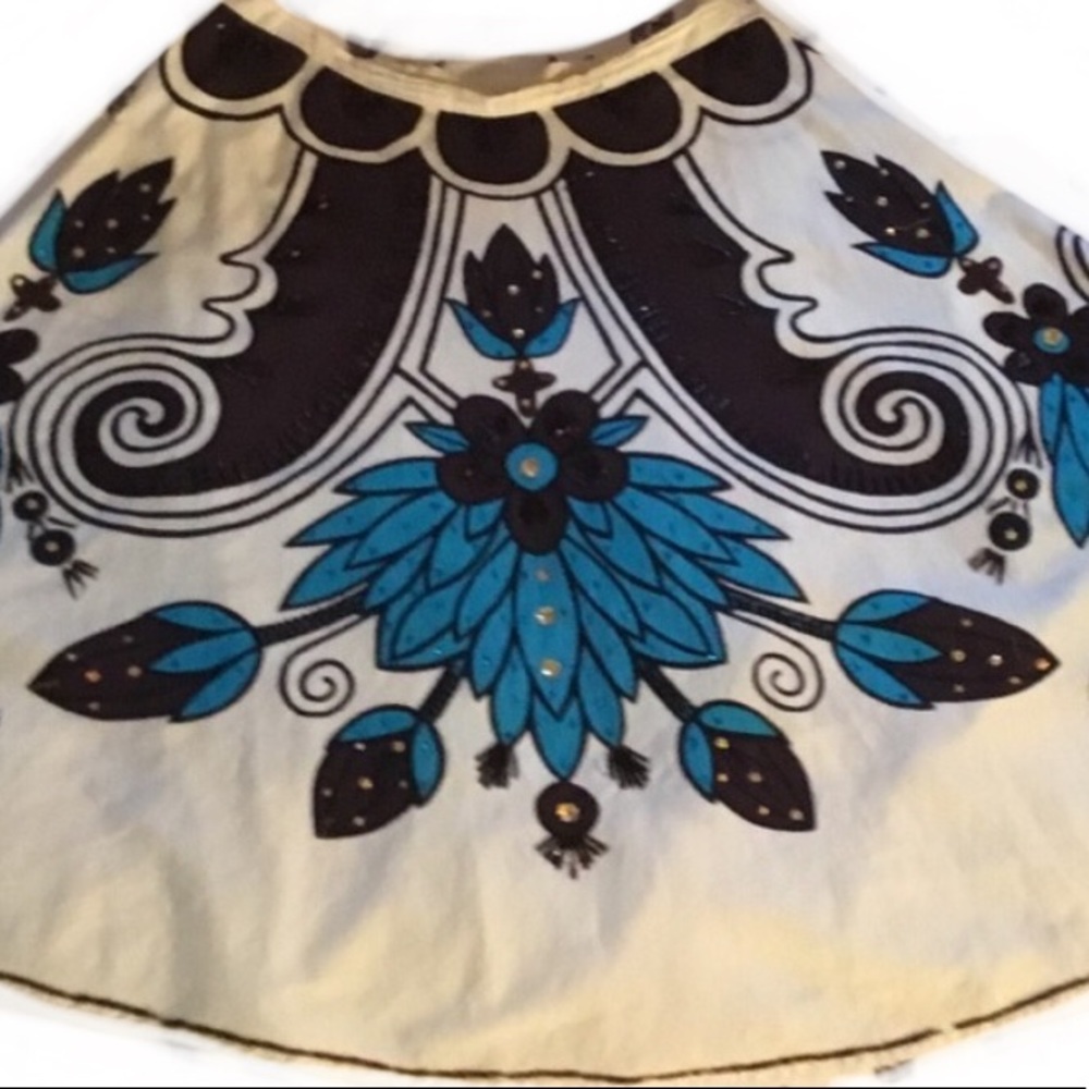 2 for $40. KAKTUS | Boho beaded circle skirt.